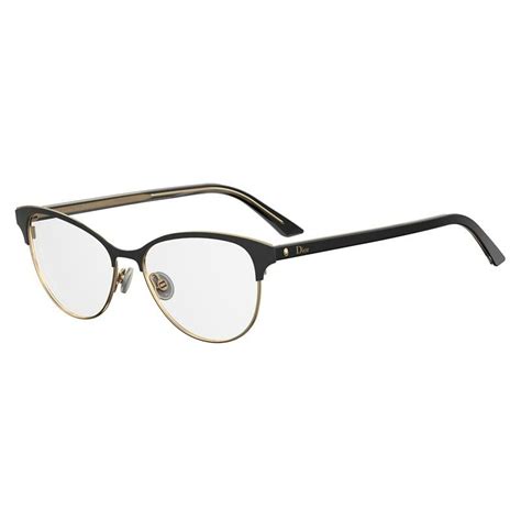 dior montaigne 51 eyeglasses 0i46-blck gold|Dior MONTAIGNE 51 I46 Glasses Black Gold .